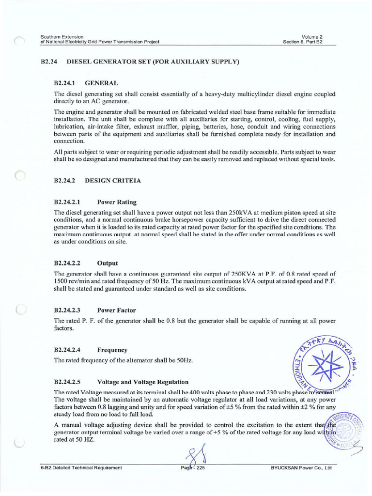 DG As Per Contract | PDF