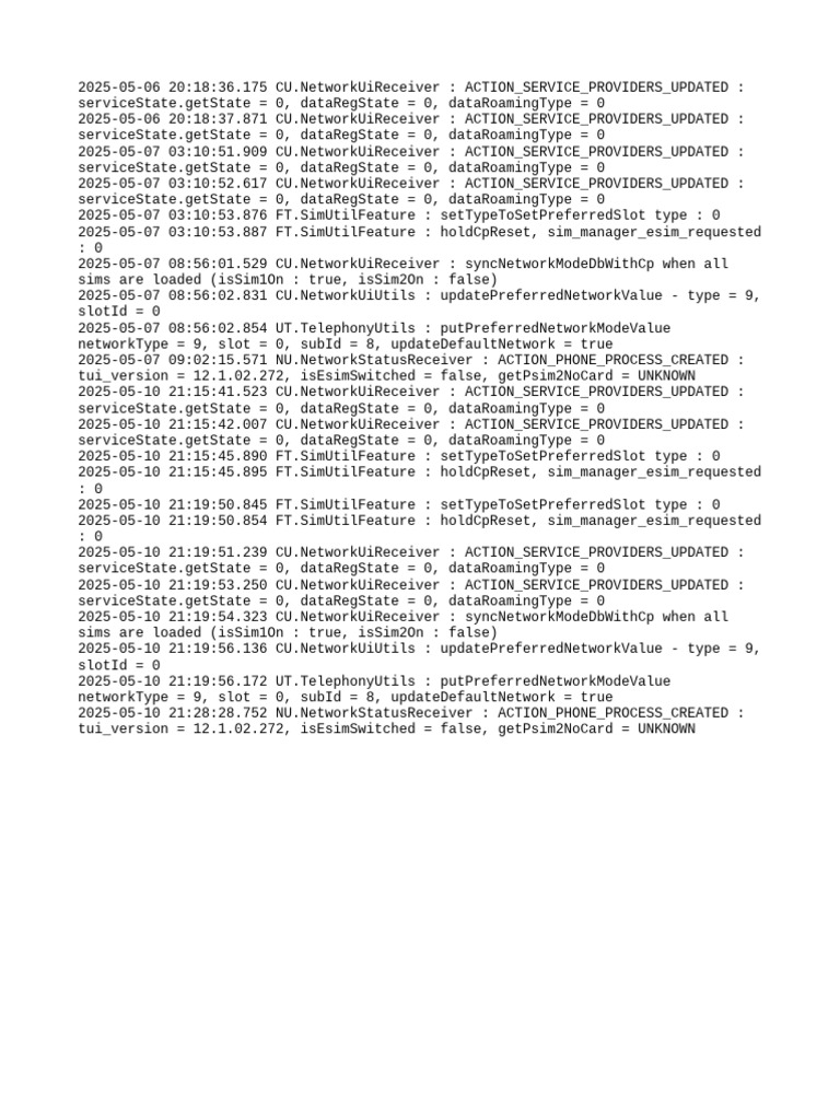Network State Updates Log 2025 | PDF
