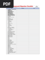 Server Migration Checklist