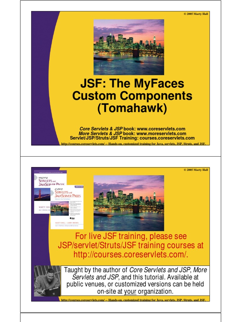 JSF Custom Components Training Guide | PDF | Java Server Pages | Java ...