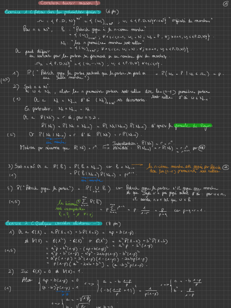 Correction DM 3 | PDF