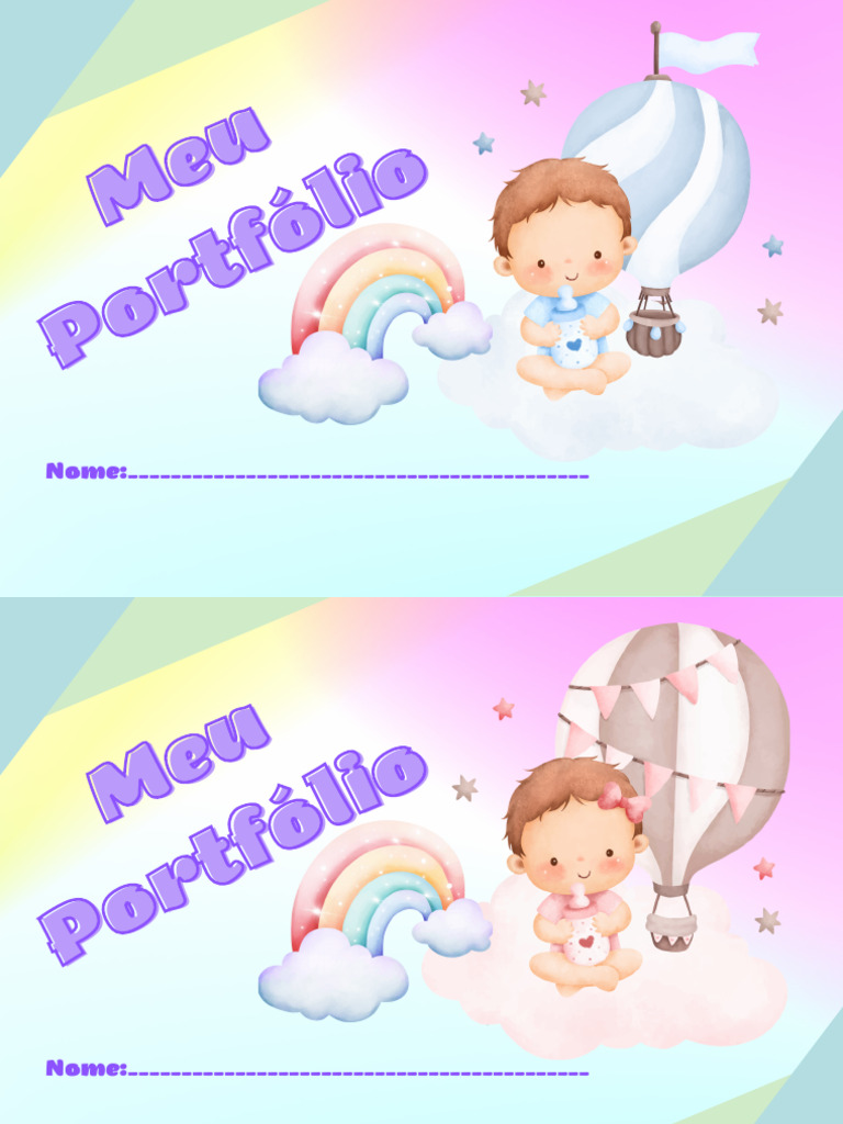 Portfólio Infantil do Berçário | PDF