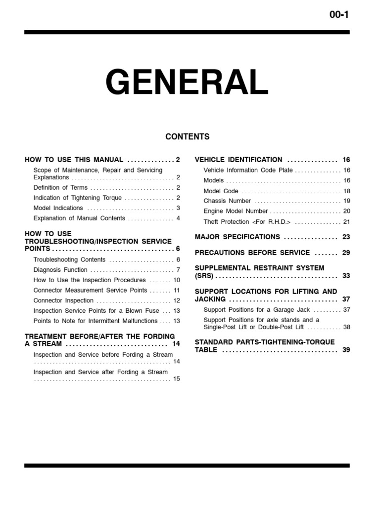 Vehicle Maintenance and Troubleshooting Guide | PDF | Electrical ...