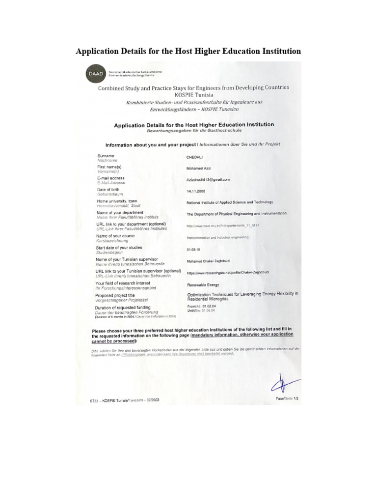 Application Details | PDF