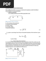Impedance Model of Different Network Elements