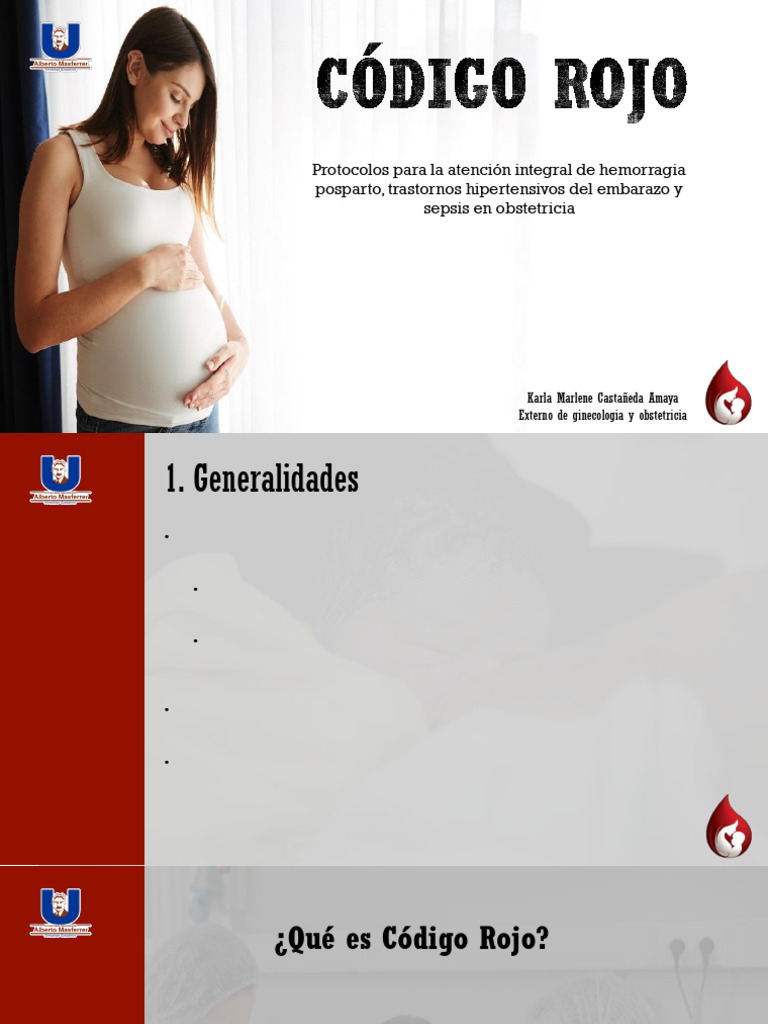 Protocolo Código Rojo en Obstetricia | PDF | Parto | Especialidades Medicas
