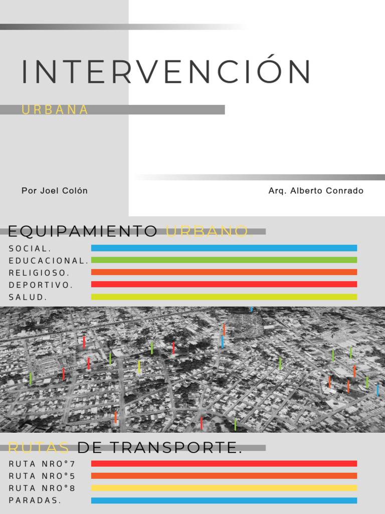Intervención Urbana: Diseño Peatonal y Arborización | PDF