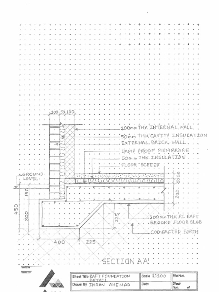 Raft Foundation Detail | PDF