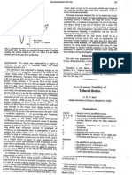 Aerodynamic Stability of Tethered Bodies