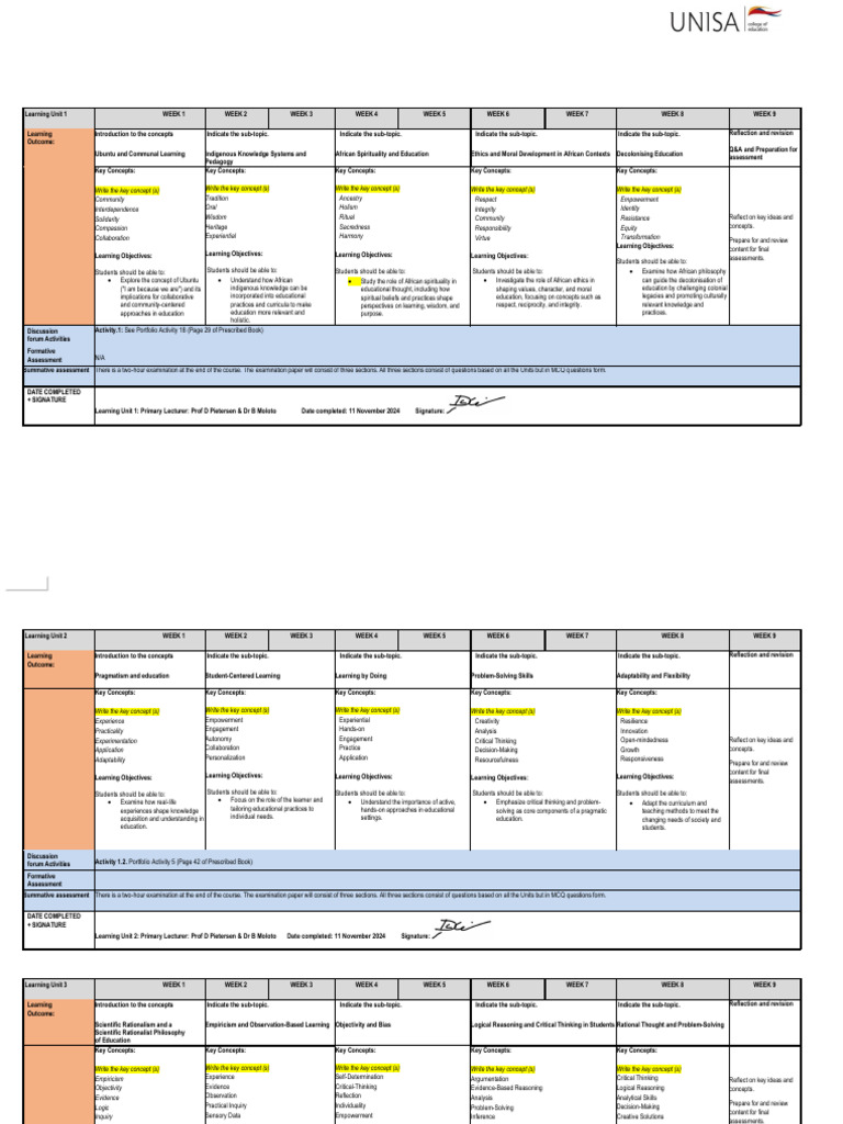 2025 Annual Teaching Plan Overview | PDF | Critical Thinking | Systems ...