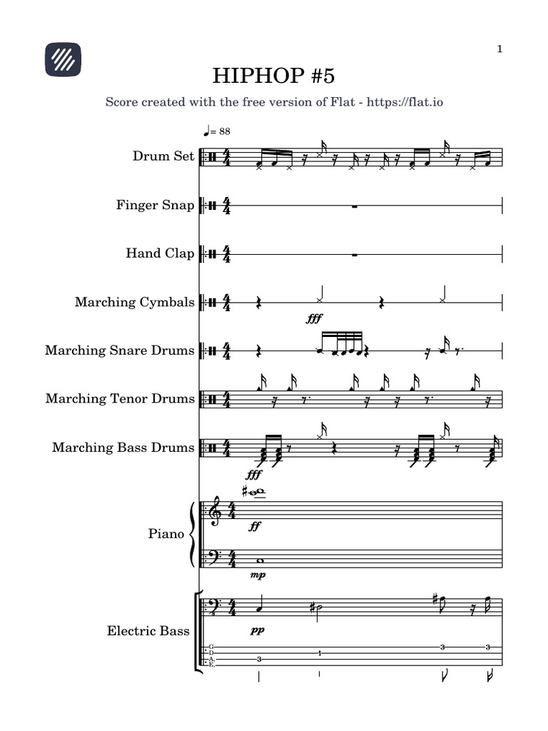 Instrumentation for Hip Hop Score | PDF | Musical Techniques | Musical ...