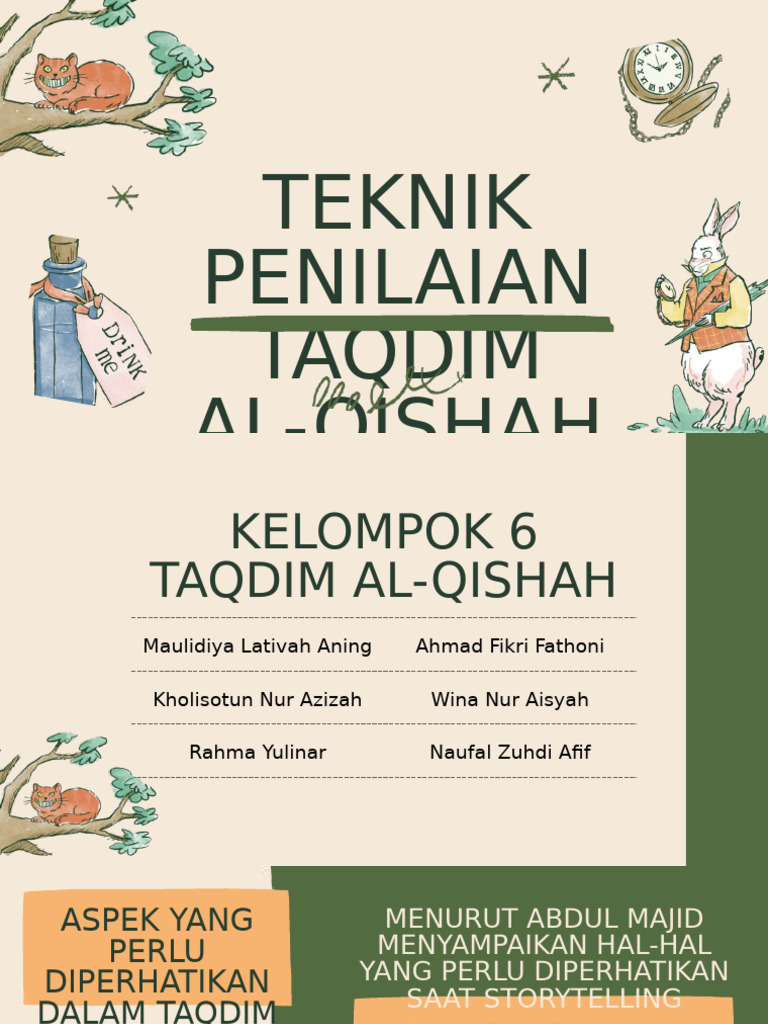 Teknik Penilaian Taqdim Al-Qishah | PDF
