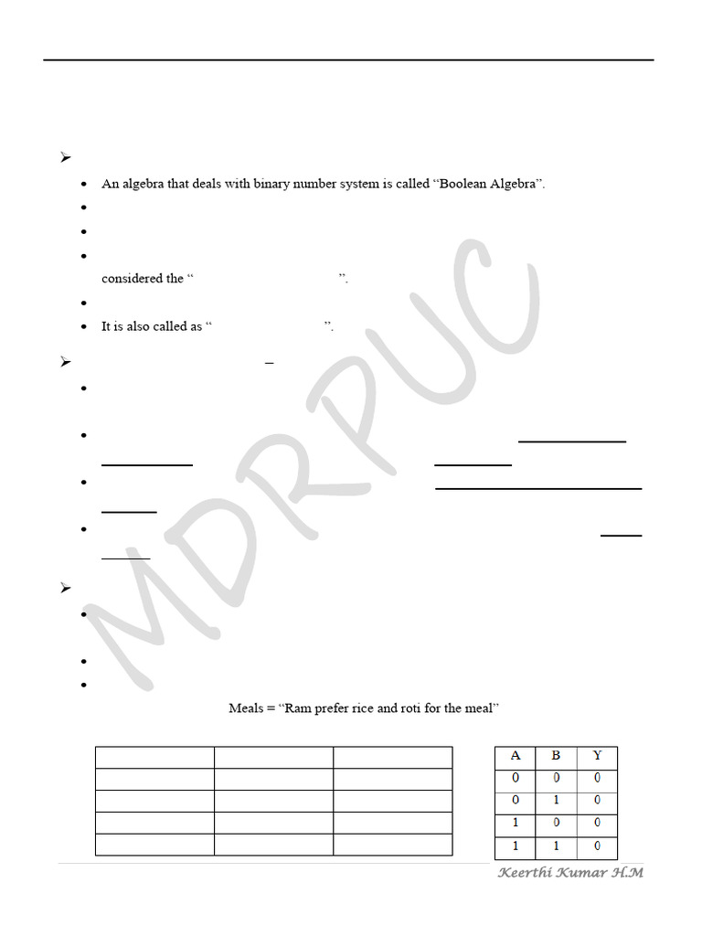 Understanding Boolean Algebra Basics | PDF | Boolean Algebra | Teaching ...