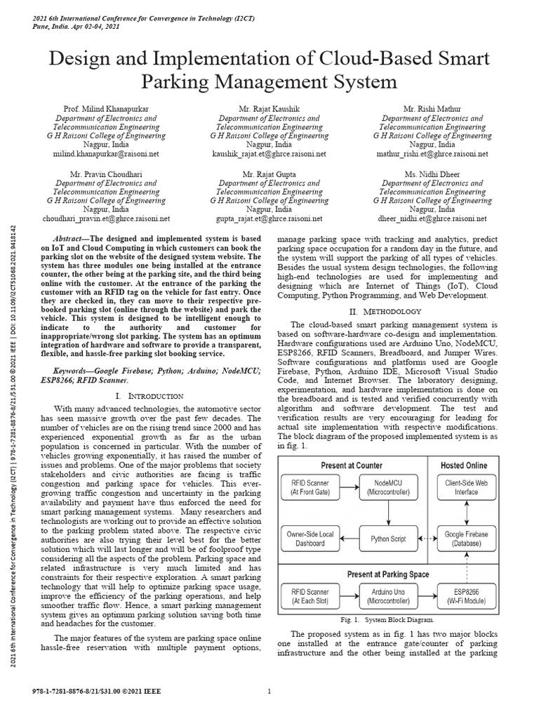 18 - Design and Implementation of Cloud-Based Smart Parking Management ...