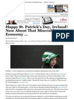 Happy Paddy's Day. Now About That 3.1 Billion...