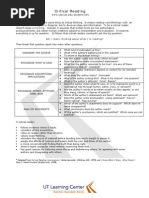 Critical Reading