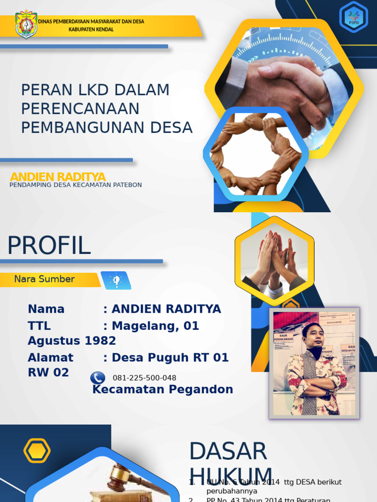 Peran LKD dalam Pembangunan Desa | PDF