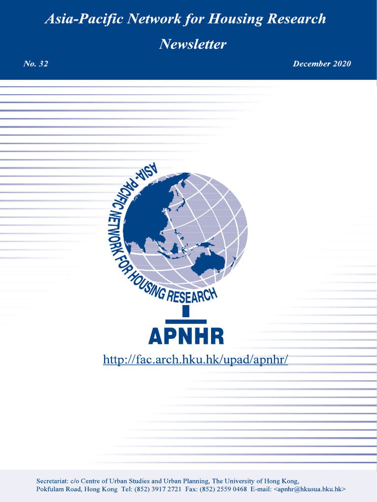 APNHR-Newsletter_No.32_2020 | PDF | Housing | Poverty