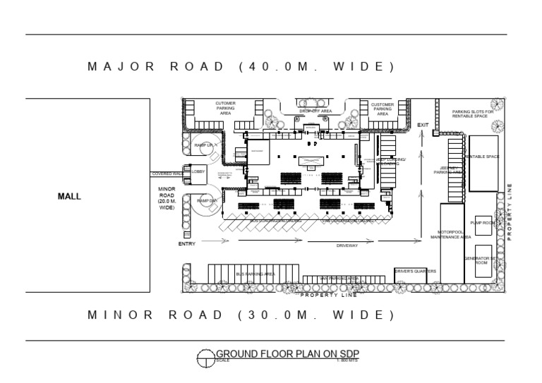 Bus Terminal Ground Floor Plan | PDF | Transport Infrastructure | Transport