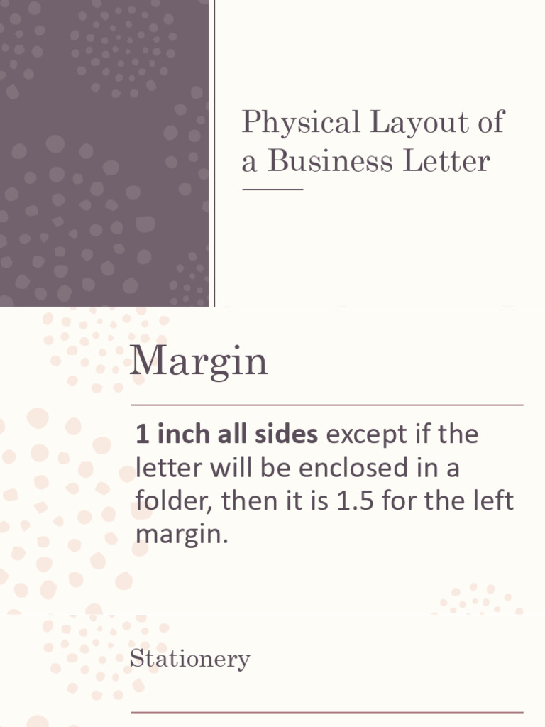 Business Letter Formatting Guidelines | PDF