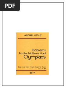 Problems For The Mathematical Olympiads From The First Team Selection Test To The Imo Andrei Negut instant download