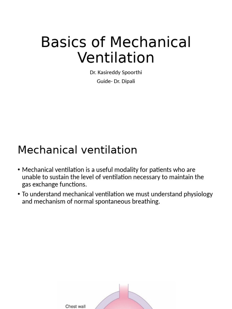 Understanding Mechanical Ventilation Basics | PDF | Breathing | Exhalation