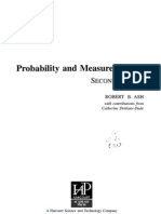 BK2000 - 2e - Probability and Measure Theory - Ash and Doleans-Dade
