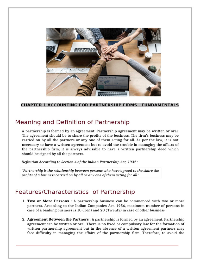 Partnership Accounting Fundamentals | PDF | Debits And Credits ...