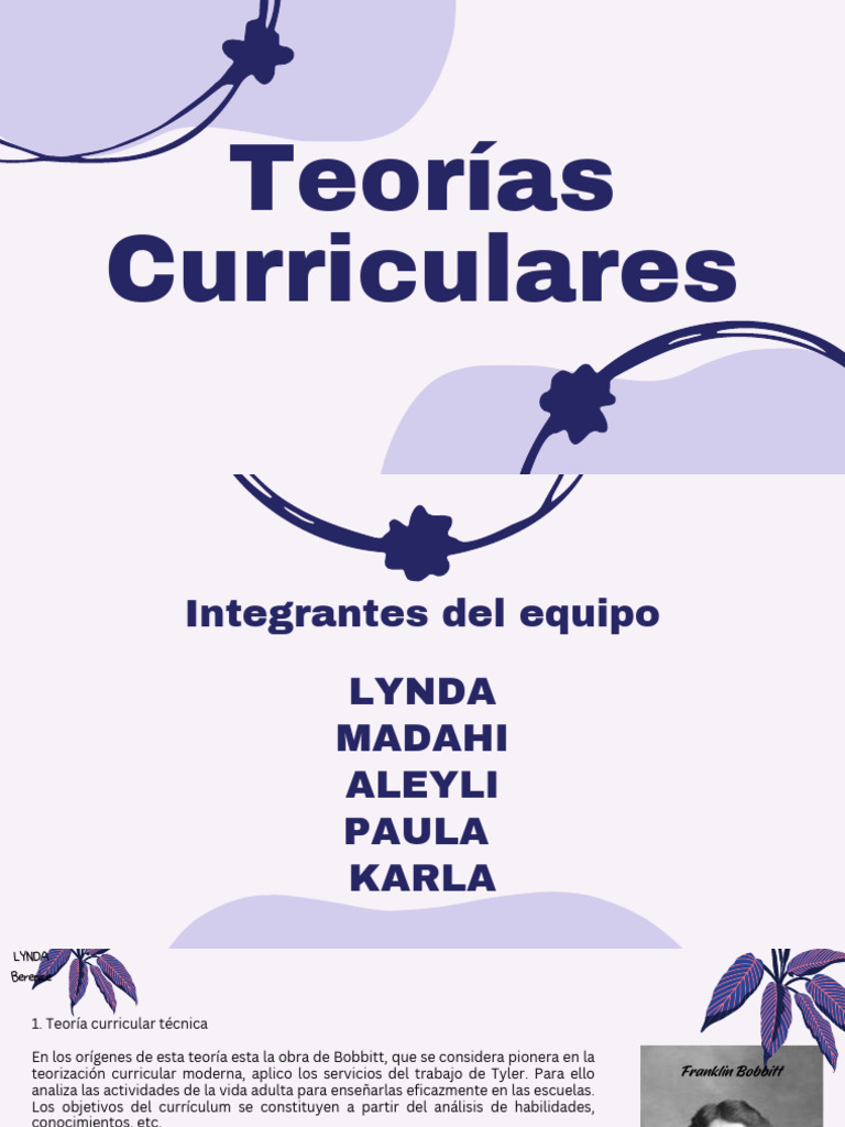 Teoría Curricular | PDF | Plan de estudios | La teoría crítica