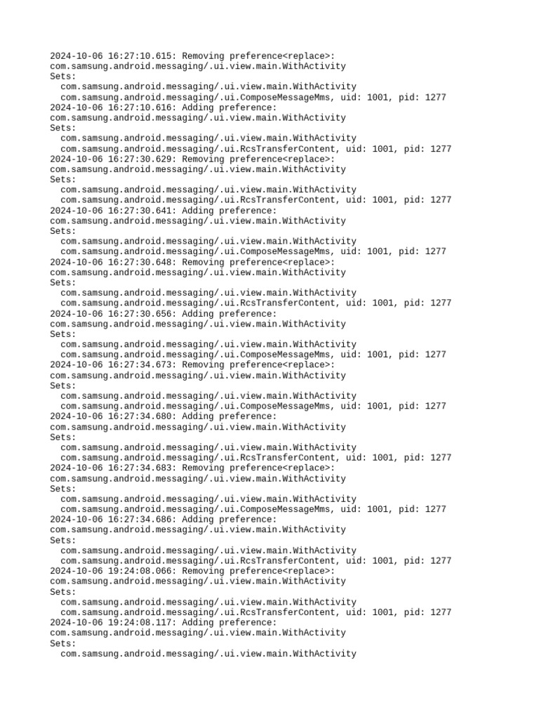 PM Debug Info | PDF