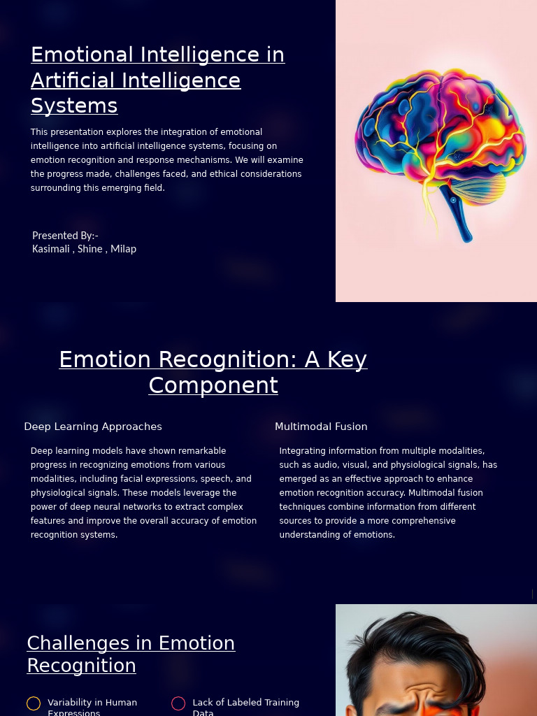 Emotional Intelligence in AI Systems | PDF | Emotions | Intelligence ...