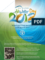 22nd March: World Water Day 2012 (United Nations) - Official Brochure PDF