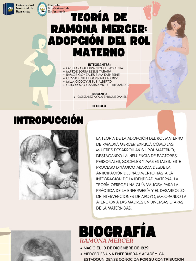 Teoría de Ramona Mercer sobre Maternidad | PDF | Enfermería | Sicología