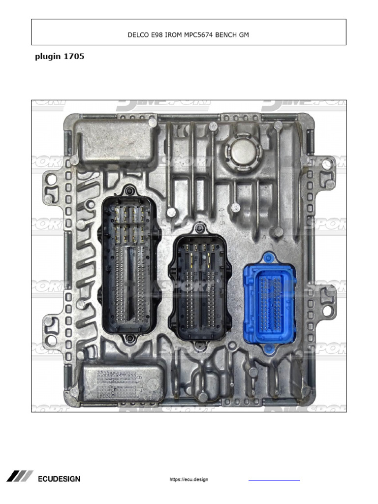 Acdelco E98 Irom mpc5674 Bench GM | PDF