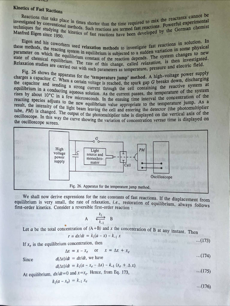 Kinetics of Fast Reaction | PDF