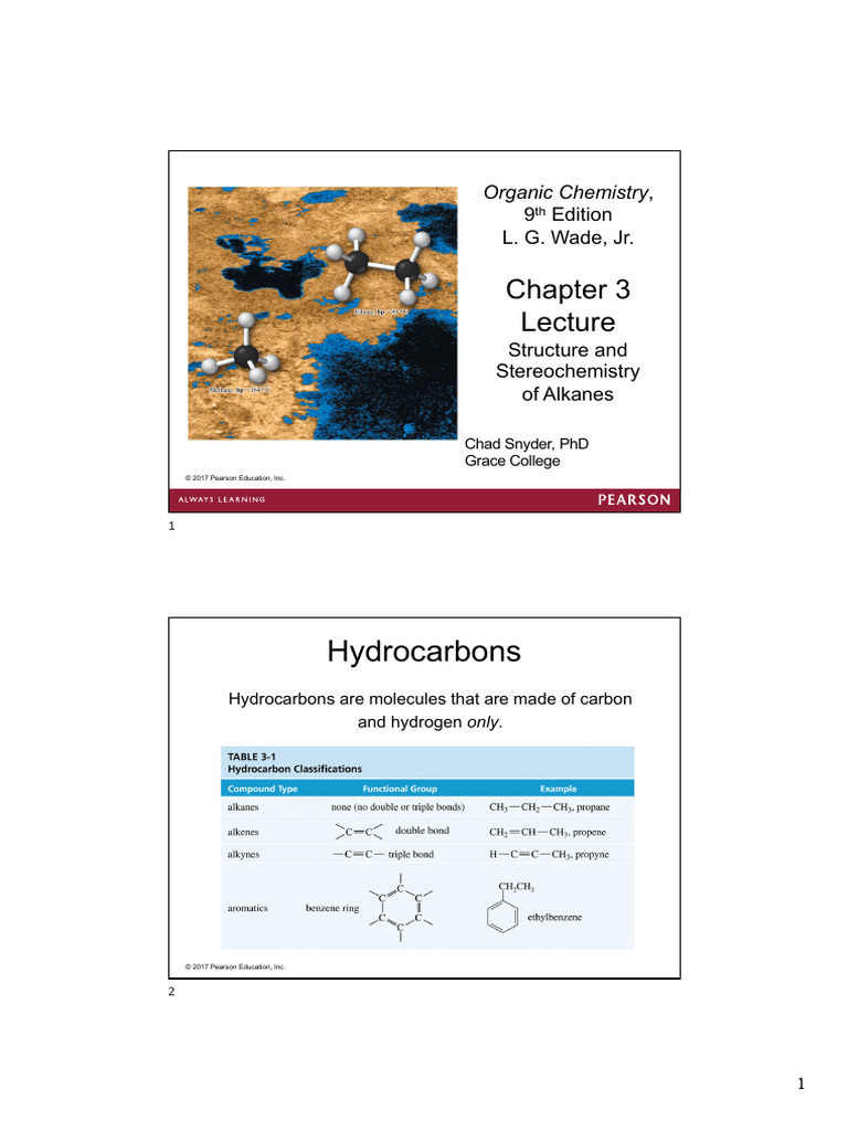 Clases 05 Capítulo 3 | PDF | Conformational Isomerism | Alkane