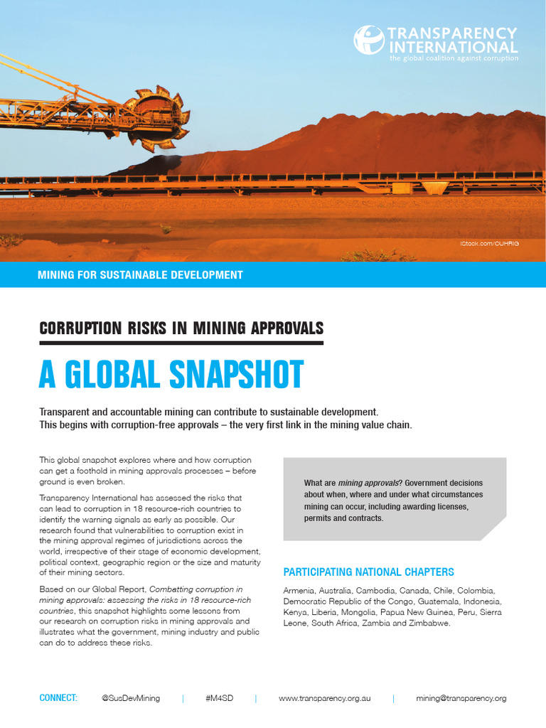 2017 CombattingCorruptionInMiningApprovals Global Snapshot en | PDF ...