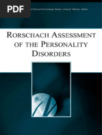 Download Huprich S K Ed- Rorschach Assessment of the Personality Disorders by Branka Irizanin SN86331652 doc pdf