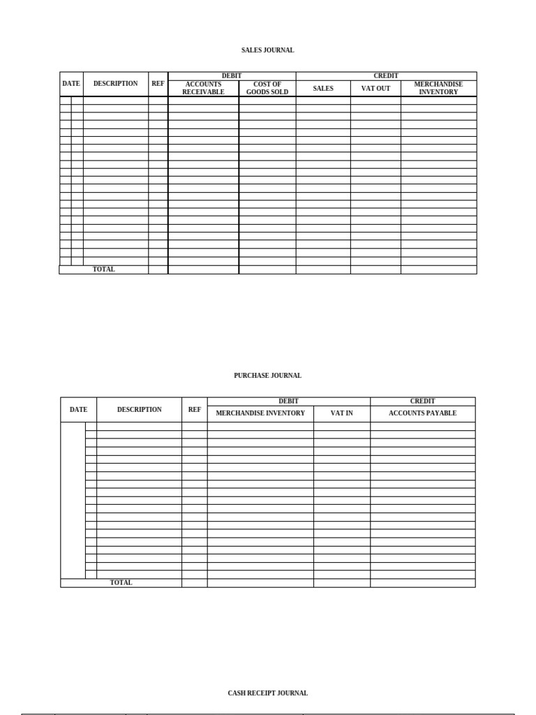 Sales and Purchase Journal Overview | PDF