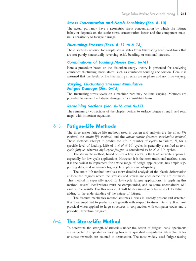 Fatigue Failure and Life Prediction Methods | PDF | Fatigue (Material ...