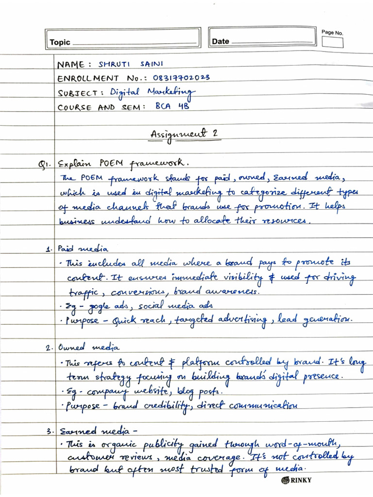 Shruti Saini - DM Assignment 2 | PDF