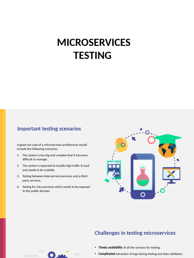 Microservices Testing Strategy Overview | PDF | Software Testing | Unit ...