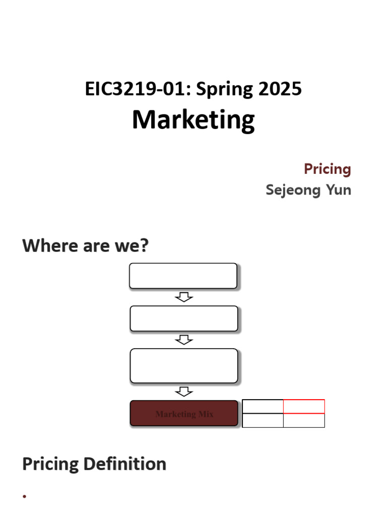 Essential Pricing Strategies in Marketing | PDF | Pricing | Marketing
