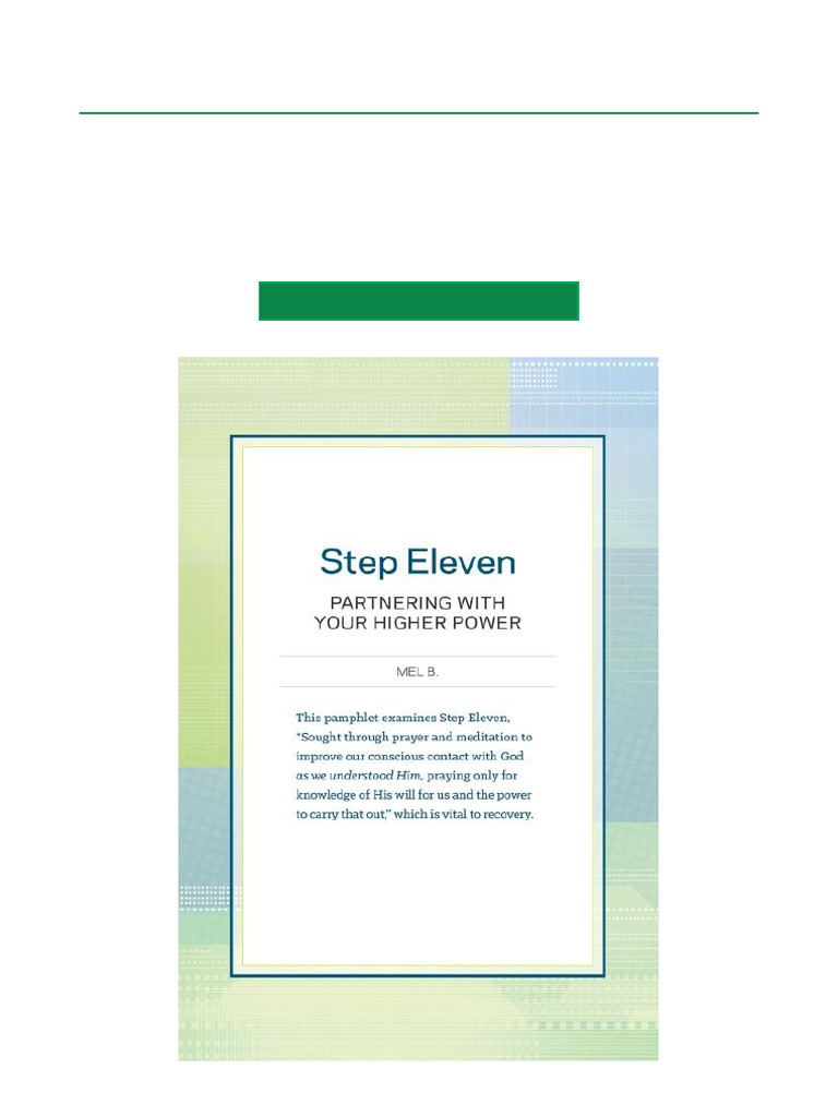Exclusive Own Step Eleven Partnering With Your Higher Power Illustrated ...