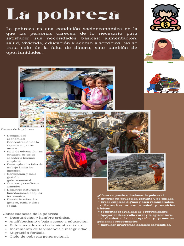 Causas y soluciones de la pobreza | PDF
