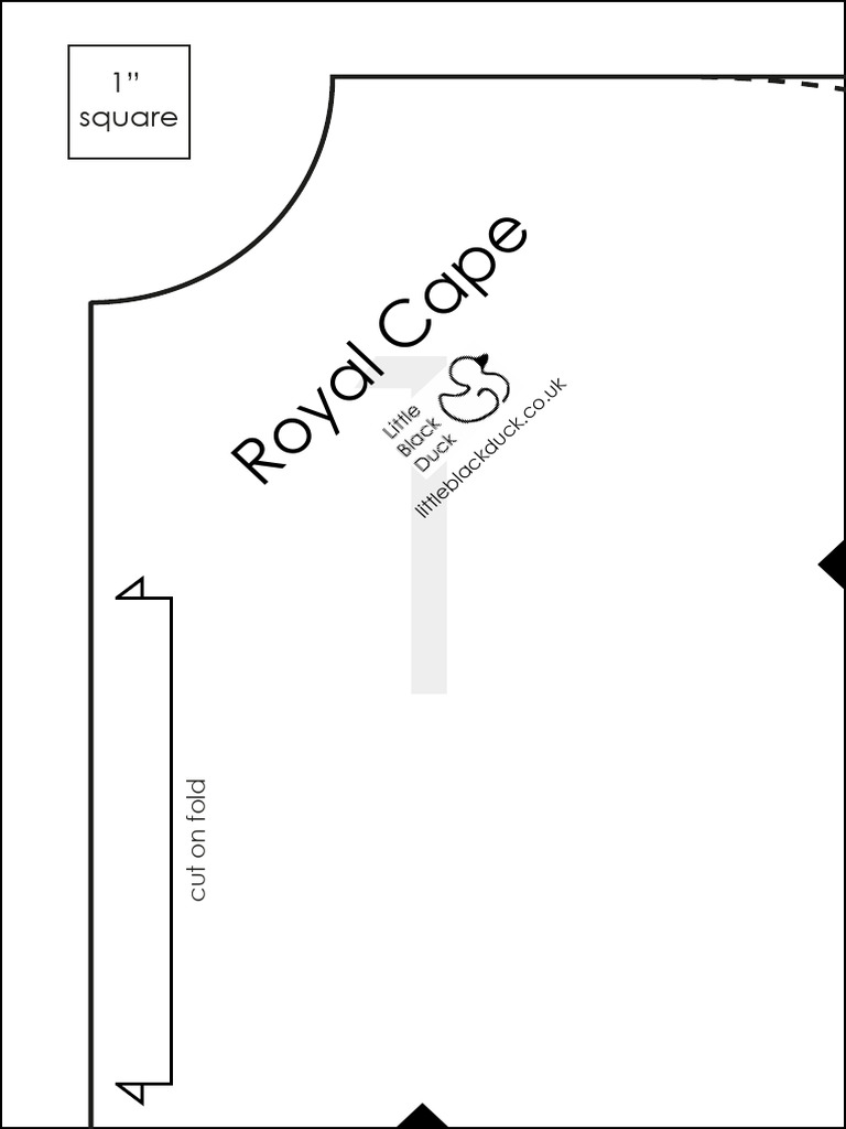 Free Royal Cape Pattern PDF | PDF