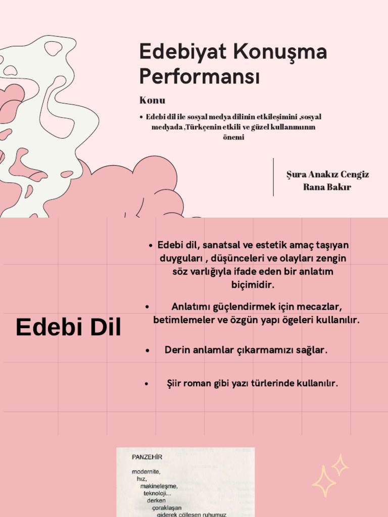 Edebiyat Konuşma Performansı | PDF