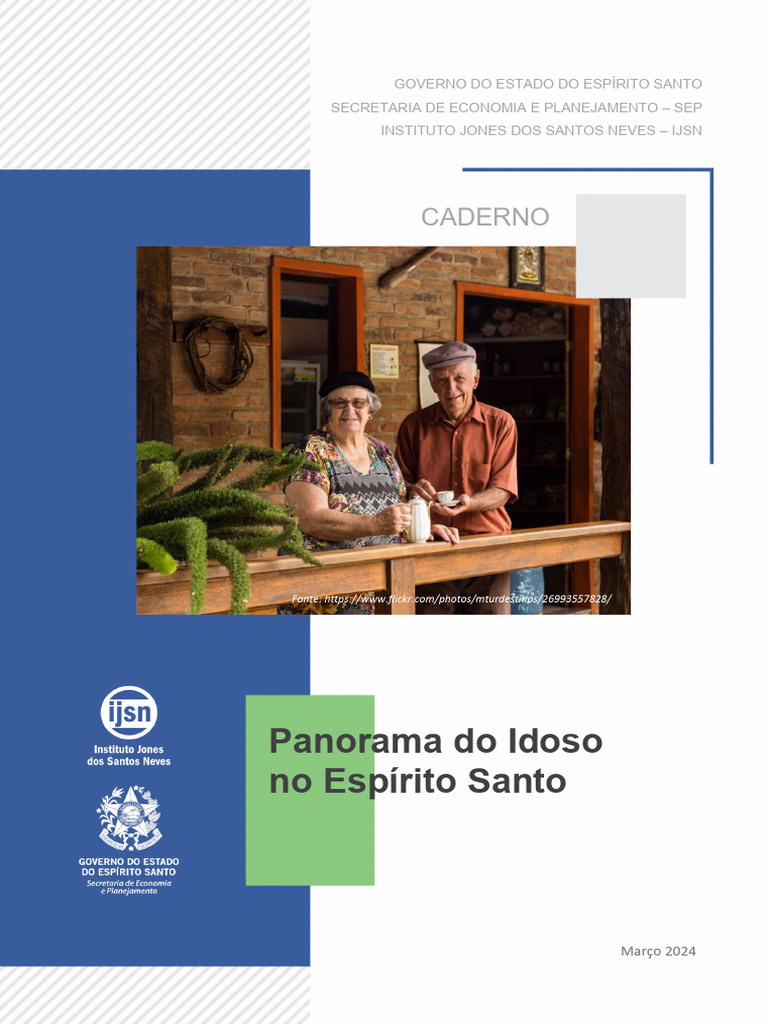 Panorama do Idoso no Espírito Santo | PDF | Terceira idade | Envelhecimento