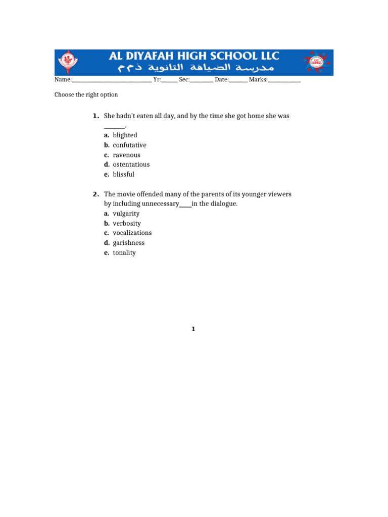 Sentence Completion Exercises 501 | PDF