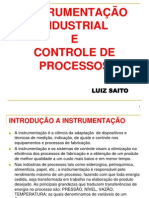 Introdução a INSTRUMENTAÇÃO INDUSTRIAL